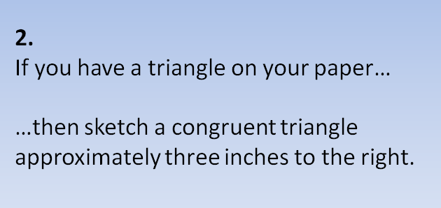 triangle directions